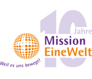 Logo 10 Jahre Mission EineWelt